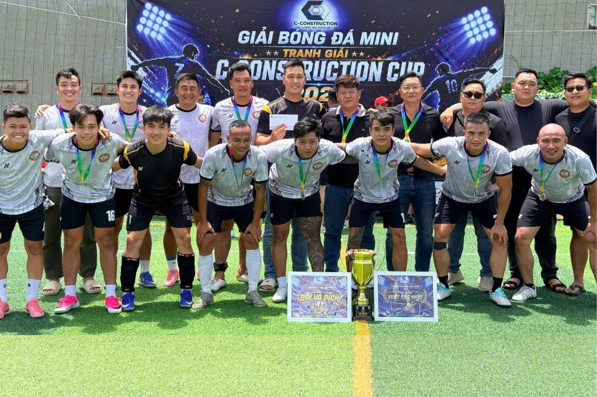 Long Hải Group Xuất Sắc Đăng Quang Vô Địch Giải Bóng Đá C-Construction Cup 2026